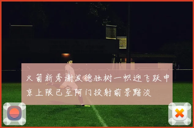火箭新秀谢泼德独树一帜迎飞跃申京上限已至阿门投射前景黯淡
